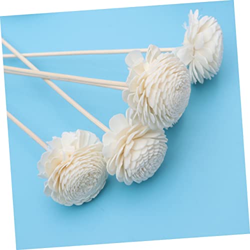 Palitos Difusores de Rattan Natural con Diseño de Flor 15 Piezas miniatura 4