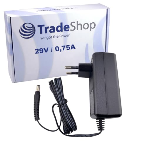 Trade-Shop 29V 750mA Netzteil/Ladegerät/Ladekabel kompatibel mit Rowenta RS-RH5664 SSC-290075EU 2230000185 Kompatibel mit Tefal TY9471WO4Q0