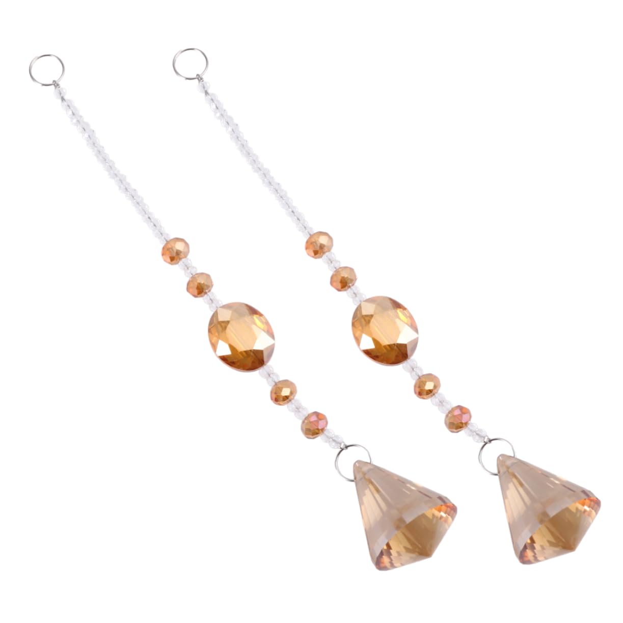 VINTORKY 2Pcs Octagon Chakra Hanging Prisms Rainbow Window Suncatcher Decoration for Ceiling Lamps Chandeliers for Home Party Shop Decor Lsdz