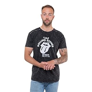 Rolling Stones The T Shirt NYC 75 Band Logo Nouveau Officiel Homme Noir Snow - Les Beatles, Paul McCartney, John Lennon, RIngo Starr, George Harrison
