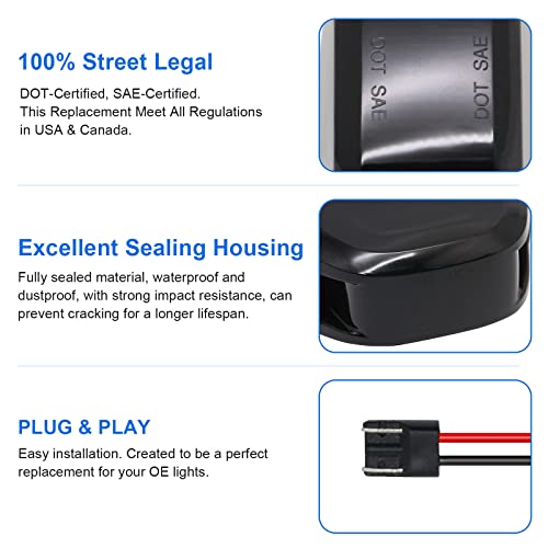 Shinefit 5Pcs Led Roof Cab Light Compatible With Ram Promaster 1500 2500 3500 2014-2022, Rear Red Top Roof Clearance Marker Light Assembly 68169776Ad #TOP5