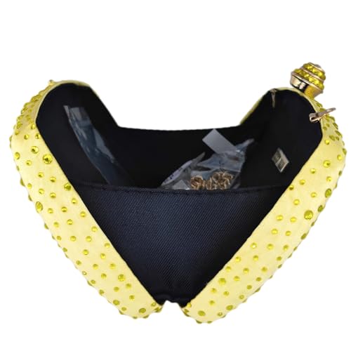 Image of Boutique De FGG Women's Crystal Clutch Evening Bag Bride Handbags for Wedding Party Diamond Rhinestone Clutch Purse,Mini,Mini