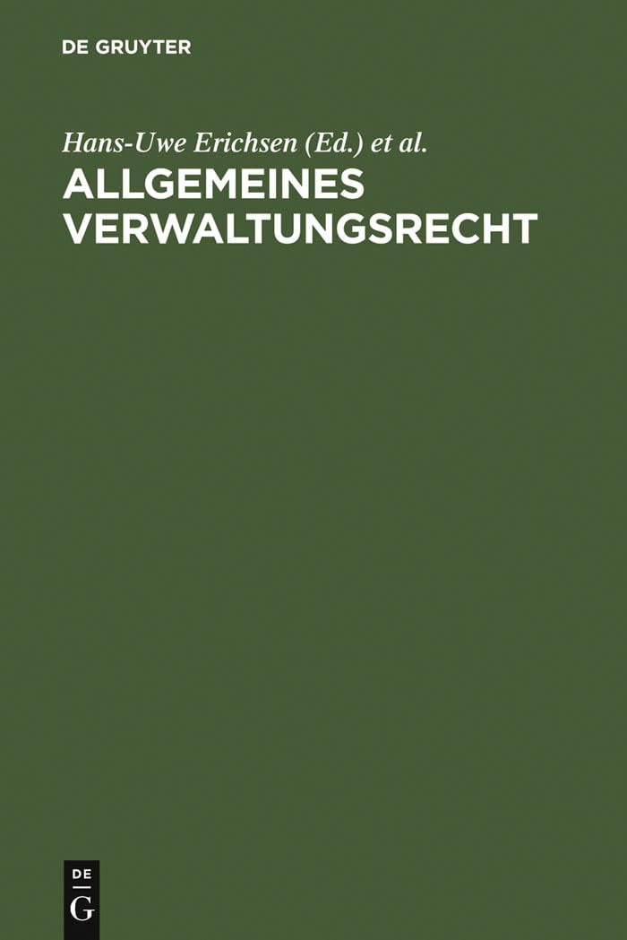Allgemeines Verwaltungsrecht (De Gruyter Lehrbuch)