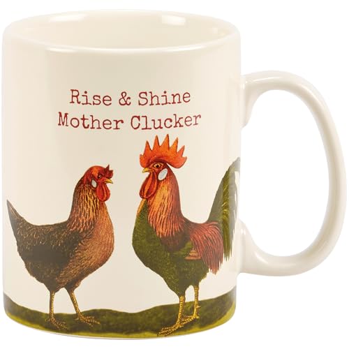 Taza de café Stoneware 18oz diseño Rise & Shine miniatura 1
