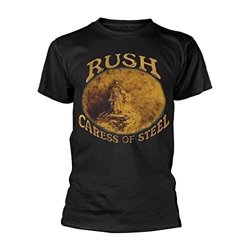 Image of Rush Mens Tshirt -XL- Caress Of Steel Black