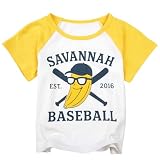 Kids Baseball Shirt Toddler Boy Girl Baseball T-Shirt Baseball Sport Team Fan Tops Cute Short Sleeve Clothes...