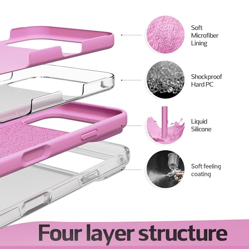 Image of iPhone 17 pro /18 pro Case Silicone(Pulm Pink)