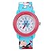 Orologio impermeabile per bambini, motivo a fiocco di neve, per bambini, ideale come regalo per insegnare ai bambini come distinguere il tempo (modello di fiocco di neve)