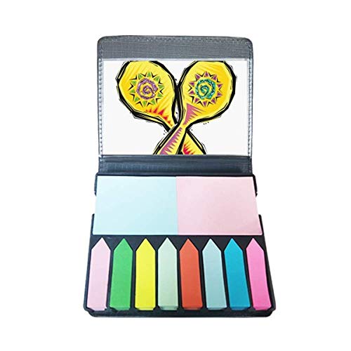 Note couleur marqueur page raquette jaune pour organiser vos carnets de voyage