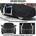 Car Cover for BMW 650i,Durable Oxford Cloth Breathable Outdoor Windproof Dustproof Full Car Cover,All-Weather Protection Car Tarpaulin,4895x1894x1365mm (Color : Green)