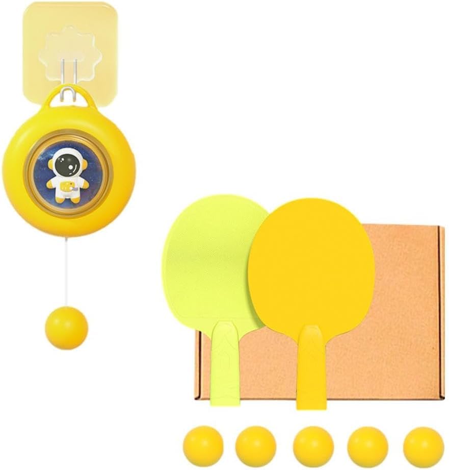 Toy Imagine Fun Indoor Table Tennis Trainer Kit 2 Rackets, 6 Practice Balls, Adjustable Height, and Adhesive Hook for Easy Play (B0D9DCWSDP) Amazon Price History, Amazon Price Tracker