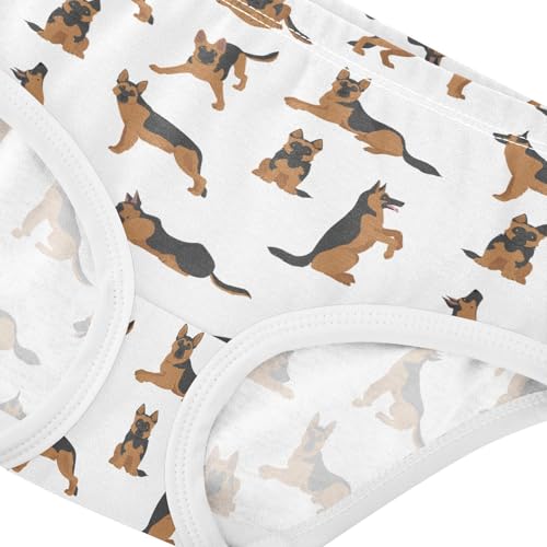 Girls' Underwear German Shepherd Cotton Stretch Comfort Toddler Panties4