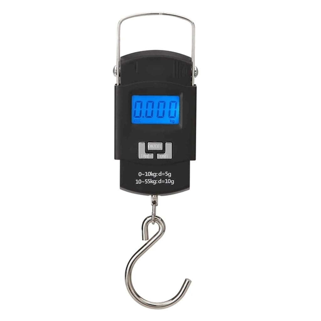55kg/10g Charging Electronic Digital Scale Hanging Hook Fishing Travel Precision Scale (D 1pc)