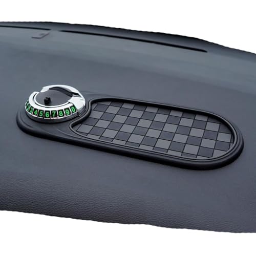 TATREBCRE Multifunctional Car Anti-Slip Mat Mobile Phone Holder for Dashboard - Non-Slip Sticky Mount Stand for Car, Adjustable and Secure Grip for Phones, GPS, and Accessories (Silvery)