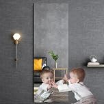 Cosrogo Self-Adhesive Wall Mirror 40x120cm 2mm Thickened Acrylic Mirror Full Length Stick-On Mirror for Bedroom, Door, Standing or DIY Wall Decor