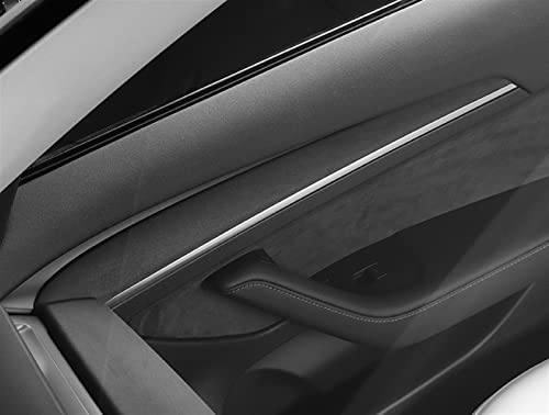 Protector de salpicadero ABS para Tesla Model 3 e Y, adiós a los reflejos y arañazos en madera 3
