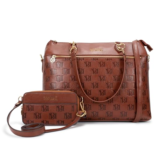 Image of Badgley Mischka Madalyn Vegan Leather Travel Tote Weekender Bag