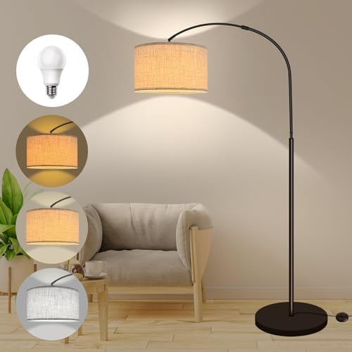 Lampadaire Pour Salon, Lampes Modernes à Plumes Véritables, Lampadaires Dorés En Continu Avec