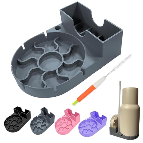 SISAYWEY Water Bottle Drying Rack, Silicone Tumbler Drying Rack, Baby Bottle Dryer Holder, Cup Dryer for Stanley 20/30/40 oz, Mugs, Glasses