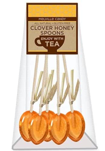 Melville Candy All Natural Honey Spoons – Clover Honey Spoons