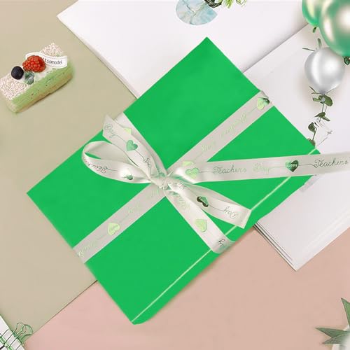 Image of Hlonon Green Tissue Paper for Gift Bags - 30 Sheets of Green Wrapping Tissue Paper Bulk Packaging Paper for Weddings Birthday DIY Project Christmas Gift Wrapping Crafts Decor (14 x 20 Inch)