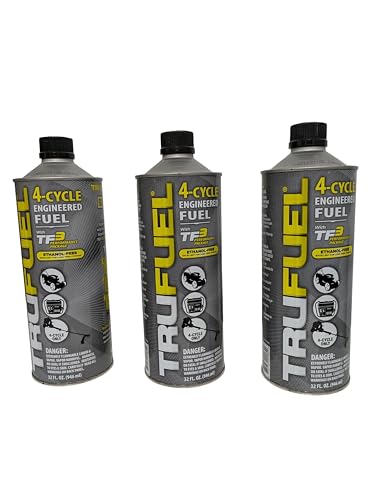 4-Cycle Ethanol-Free Fuel for Outdoor Power Equipment - 32 oz. (Case of 6), grey (-6PK) - TRUFUEL 6527238