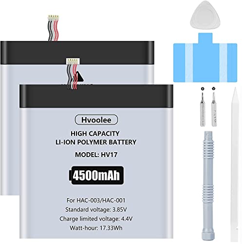 Batería de Repuesto HAC-003 de 4500 mAh para [2017] Nintendo Switch Console Handheld HAC-001 para Consola de Juegos Batería Alta Capacidad con Kit de Herramientas de reparación