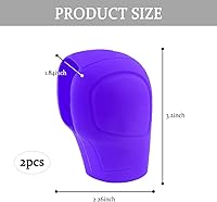 Vista 2 de 2 fundas de silicona para palanca de cambios de automóvil, cubierta antideslizante para pomo de palanca de cambios automático, protege eficazmente