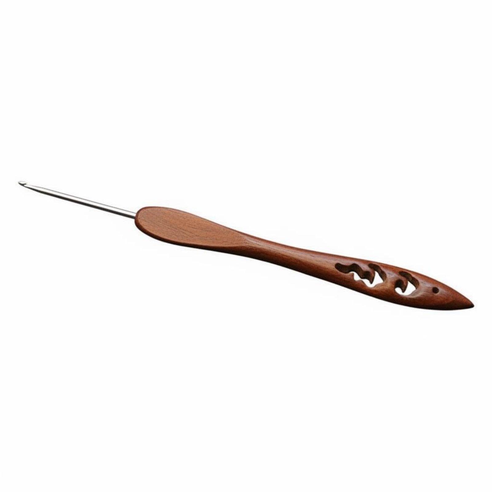 SNAPPSY Wooden Handle Crochet Hook Finely Polished Rosewood Crochet Hook Sturdy Handmade Knitting Tool for Knitter S, Hobbyists, Home Crafting, Leisure Time 2.8MM Null Yunsuo Red-image-45