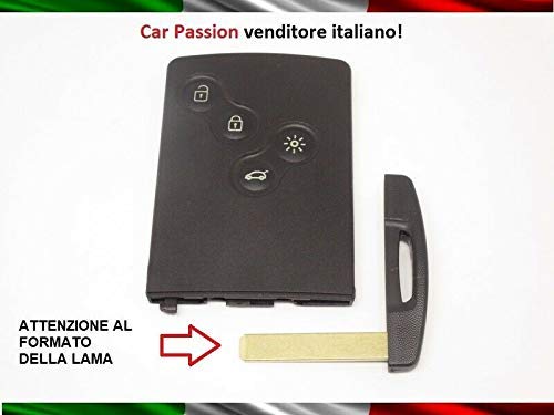 Guscio Chiave Telecomando Piatto 3 Tasti Con Lama G Batteria Su Circuito Senza Transponder Per Renault