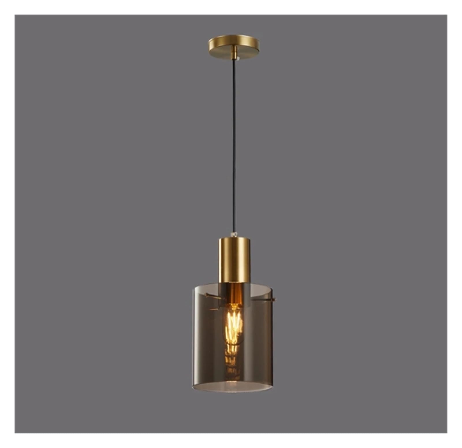 Lámpara colgante moderna de cristal para iluminación de interior y comedor