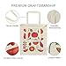 TRUMPETIC Tomato Tote Bag for Women, Farmers Market Bag, Gift for Gardeners, Veggie Lovers, Tomato Lovers Gift Tote Bag, 15in Cotton Cute Reusable Grocery Bag, Ideal for Groceries, Travel, Daily Use