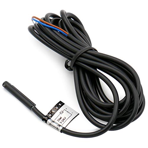 Baomain Magnetic Reed Sensor Switch D-A93 DC 10-30V 200mA Sensor 10mm NO(Normally Open) for Pneumatic Air Cylinder