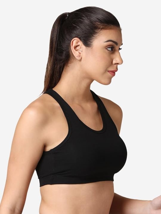 Image of Shoppy Villa - Sports Bras for Women | Gym Bras for Women Workout | Yoga, Camisole Bra, Lighty Padded Cup Bra with Full Coverage with Removable Pads