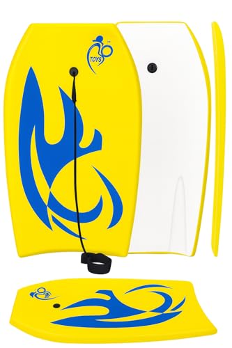 Bo-Toys Body Board Lightweight with EPS Core (Yellow 33-INCH)