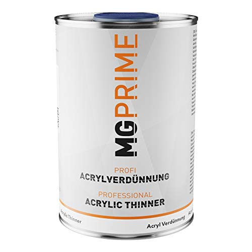 MG PRIME 1 Litre 1C 2C diluant Acrylique pour Peinture Voiture Couche de Base Vernis apprêt Primaire