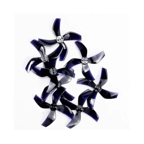 Hélice 2 pouces D51 quadripale en polycarbonate haute résistance pour UAV
