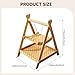 Wooden Cat Hammock Double Layer Lounger Perches 2 Tier Elevated Cat Bed Raised Pet Bed for Kitten Small Animals Climbing Home, Yellow