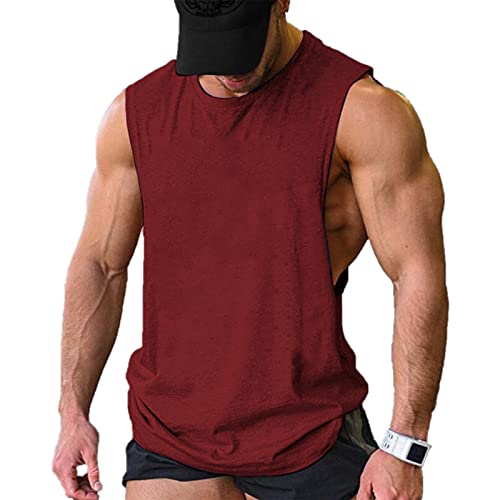 Image of COOFANDY Men Workout Tank Top 2 Pack Gym Bodybuilding Sleeveless Muscle T Shirts