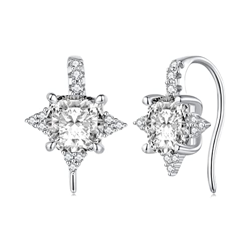 Boucles d'oreilles flocon de neige pour vos soirées de réveillon