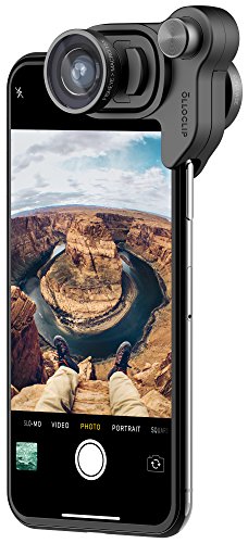 olloclip Connect X Mobile Photography Box Set - voorzetlenzen, mobiel objectvi met fishee, groothoeklens en macro 15X - zwart