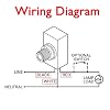 Light Control Sensor Button Switch, Photoelectric Switch, 120V AC Outdoor Hard-Wired Post Eye Light Control, Dusk to Dawn Sensor, Automatic Illumination Detection Circuit