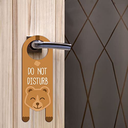 Image of KREEPO Do Not Disturb MDF Door Sign Hanger Size(24cm x 8.5cm) kr59