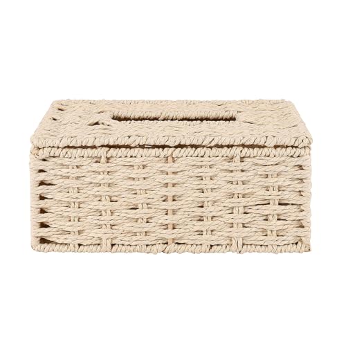 Bortivier Rattan Tissue Box, Vintage Serviettenhalter, Koffer...