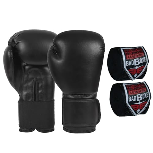 Twister Boxing Gloves Set with Hand Wrap + Mouth Guard PU Strong Long Life (14oz)