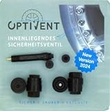  OptiVent versteckte Ventile 11,3mm schwarz 1 Satz, TÜV geprüft, unsichtbare Ventile 612052