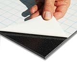 Leichtschaumplatte schwarz selbstklebend - günstige Vorteilspackungen - DIN A2-1 Stück - 10mm stark - alle Größen - alle Stärken - Foamboard, Schaumstoffplatte - für Fotos und Präsentationen
