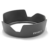ew-60c compatibility Farbe: schwarz vhbw Kunststoff Gegenlichtblende Streulichtblende Sonnenblende schwarz für Kamera, Objektiv wie Canon EW-60C II