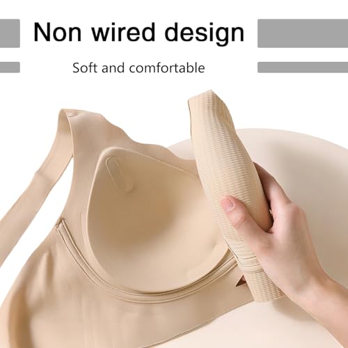 Soutien-gorge sans armature push up en microfibre soyeuse haut de gamme - 5