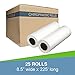 ScripHessco Headrest Paper Rolls – 25-Pack | 8.5